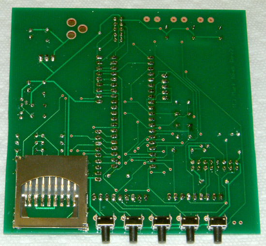 2nd prototype k-type datalogger - reverse side